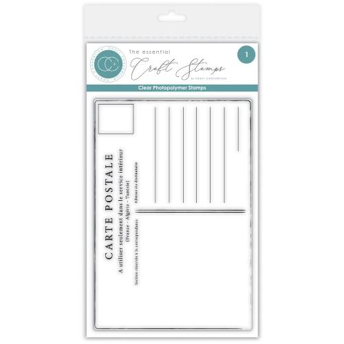 Craft Consortium The Collector A6 Clear Photopolymer Stamp Set Postcard (CCESTMP016)