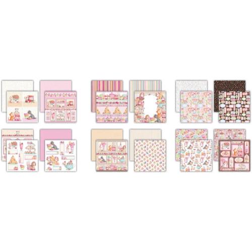 Craft Consortium Strawberry Tea 8x8 Inch Premium Paper Pad (CCLPAD002)