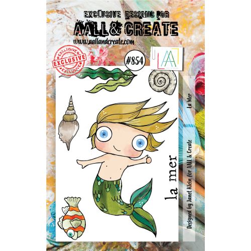 Aall and Create A7 Clear Stamp Set - La Mer #854