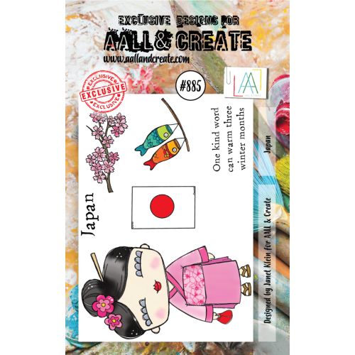 Aall and Create Japan - Clear Stamp Set #885