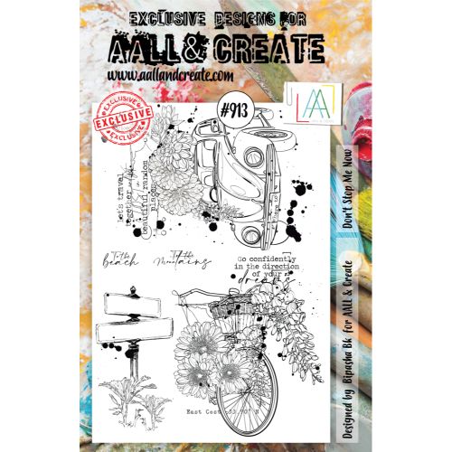 Aall and Create Don't Stop Me Now - Clear Stamp Set #913