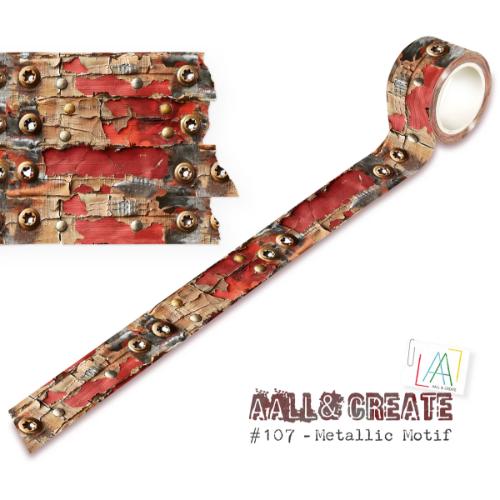 Aall and Create Washi Tape - Metallic Motif (AALL-MT-107)