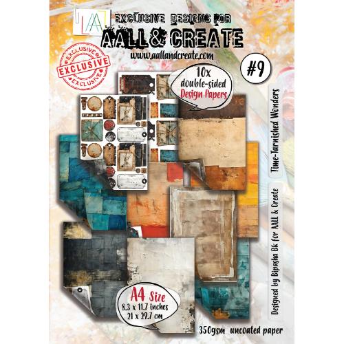 Aall and Create A4 Design Paper - Time-Tarnished Wonders (AALL-PA-009) - Postage as per Actual