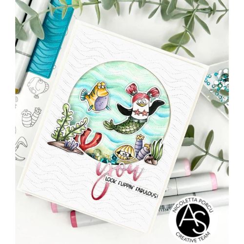 Alex Syberia Designs - Mermaid's Melody Cover Die