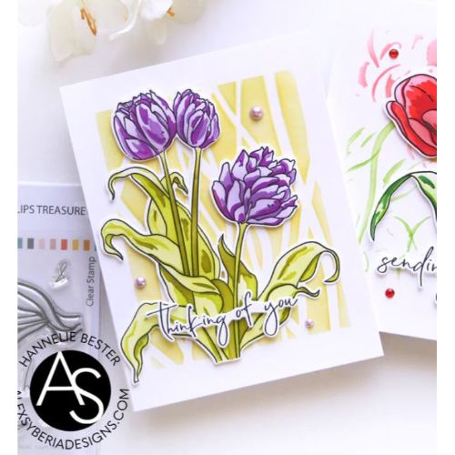 Alex Syberia Designs - Tulips Treasure Stamp Set