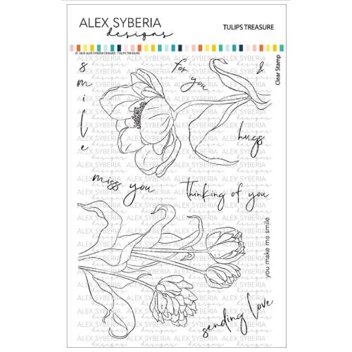 Alex Syberia Designs - Tulips Treasure Stamp Set