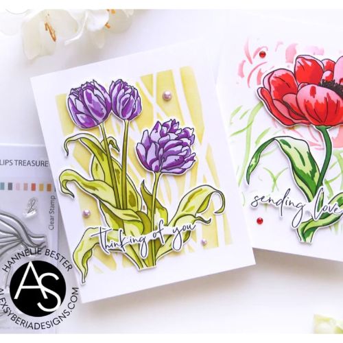 Alex Syberia Designs - Tulips Treasure Die Set