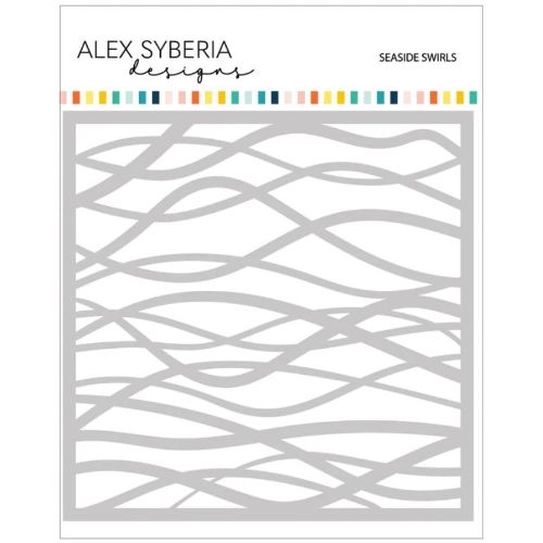 Alex Syberia Designs - Seaside Swirls Stencil