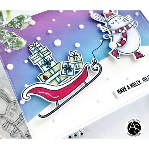 Alex Syberia Designs - Falling Snow Stencil