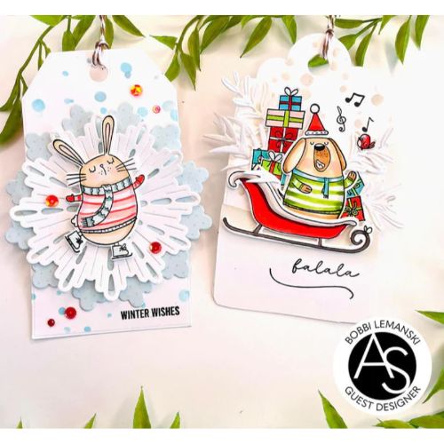 Alex Syberia Designs - Falling Snow Stencil