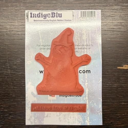 IndigoBlu Cheery Snowman A6 Red Rubber Stamp (IND1576)