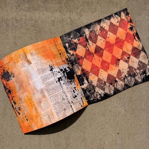 IndigoBlu Halloween Grunge 8x8 Inch Paper Book (IND1587)