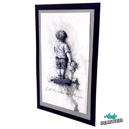 Katy Sue Designs Cosmic Shimmer Silicone Mould Let the Adventure Begin by Andy Skinner (CF0070-CS)