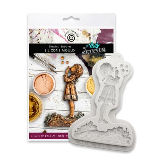 Katy Sue Designs Cosmic Shimmer Silicone Mould Blowing Bubbles by Andy Skinner (CF0071-CS)