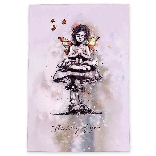 Katy Sue Designs Andy Skinner Pre Cut Rubber Stamp Thinking of You (07-0082-AS)