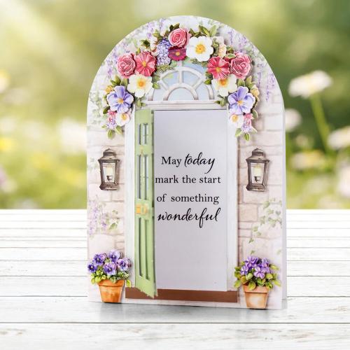 Katy Sue Designs Arched Floral Windows & Doors Card Making Kit (17-10102WIN) - Postage as per Actual