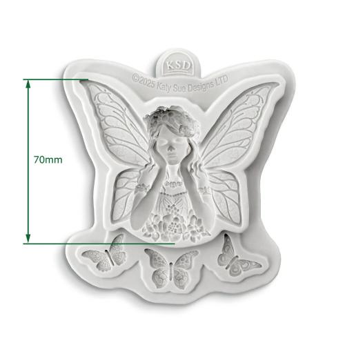 Katy Sue Designs Cosmic Shimmer Silicone Mould Fairy Queen (CF0075-CS)