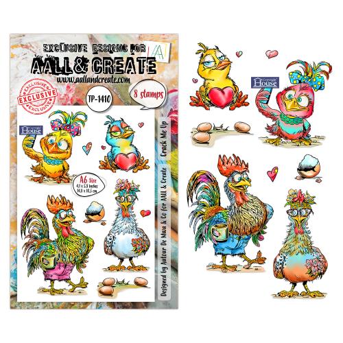 Aall and Create Pun & Paws A6 Stamp Set Crack Me Up (AALL-TP-1410)