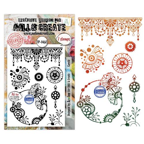 Aall and Create Cercle De Couleurs A6 Stamp Sets Cercle by Azoline (AALL-TP-1460)
