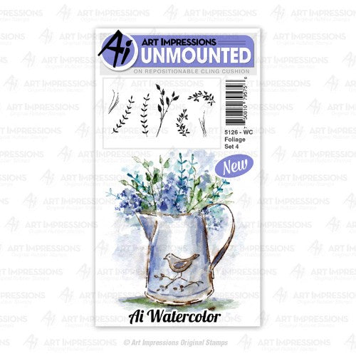 Art Impressions - WC Foliage Set 4