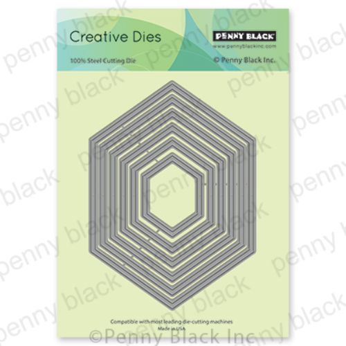 Penny Black - Hexagon Frames (Metal Die)