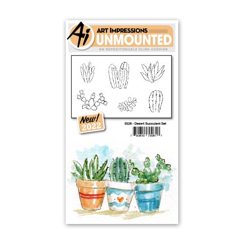Art Impressions - Desert Succulent Set
