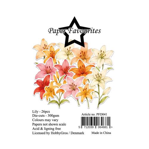 Paper Favourites Die-Cuts A7 Lily (26pcs) (PFD041)