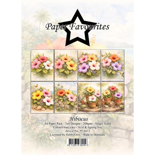 Paper Favourites Hibiscus A6 Paper Pad (PFA613)