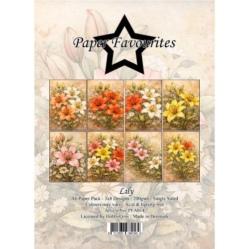 Paper Favourites Lily A6 Paper Pad (PFA614)