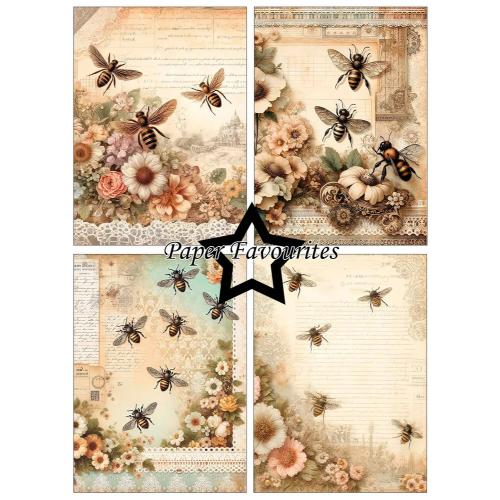 Paper Favourites Bumble Blooms A6 Paper Pack (PFA625)