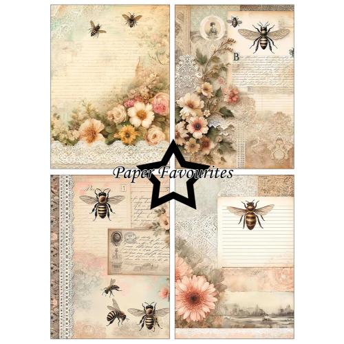 Paper Favourites Bumble Blooms A6 Paper Pack (PFA625)