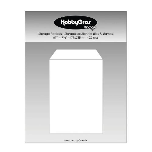 HobbyGros Storage Storage Pockets 171x238mm (25pcs) (SS147)