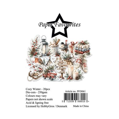 Paper Favourites Die-Cuts A7 Cozy Winter (20pcs) (PFD061)