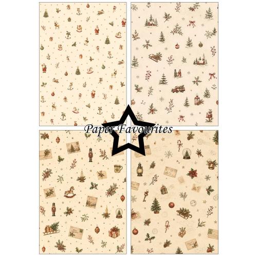 Paper Favourites Retro Christmas A5 Paper Pack (PFA237)