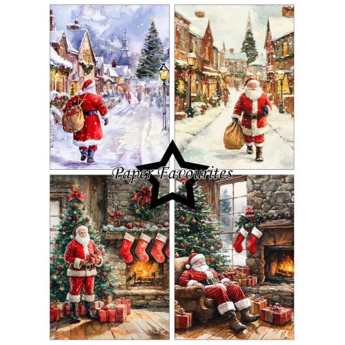 Paper Favourites Santa Claus A6 Paper Pack (PFA643)