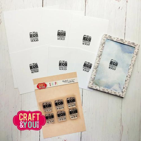 Craft & You Design Mini Cameras 2 Stamps