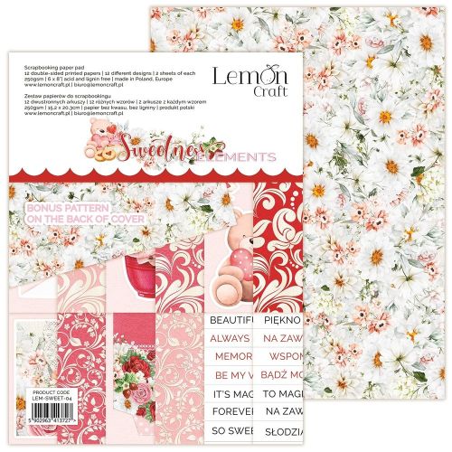 LemonCraft Sweetness Elements 6x8 Inch Paper Pad