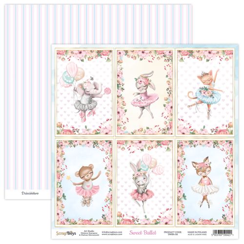 ScrapBoys Sweet Ballet 6x6 Inch Paper Pad