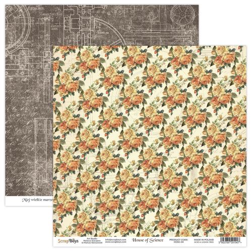 ScrapBoys House Of Science 8x8 Inch Paper Pad