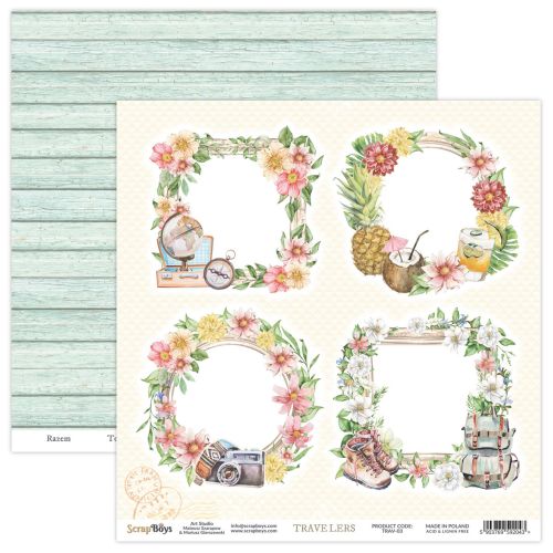 ScrapBoys Travelers 6x6 Inch Paper Pad