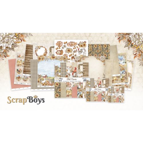 ScrapBoys Old Farm 6x6 Inch Paper Pad