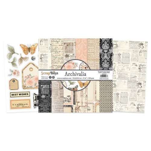 ScrapBoys Archivalia 6x6 Inch Paper Pad