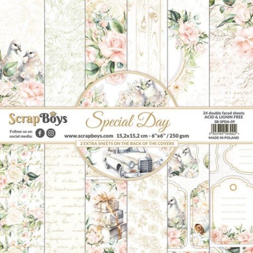 ScrapBoys Special Day 6x6 Inch Paper Pad