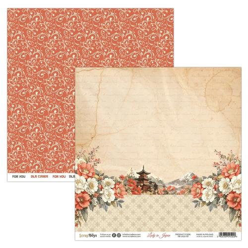 ScrapBoys Lady in Japan 8x8 Inch Paper Pad (SB-LAJA-10)