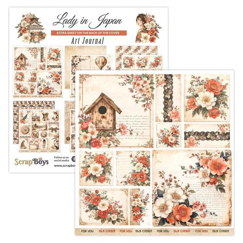 ScrapBoys Lady in Japan 12x12 Inch Art Journal (SB-LAJA-14) - Postage as per Actual