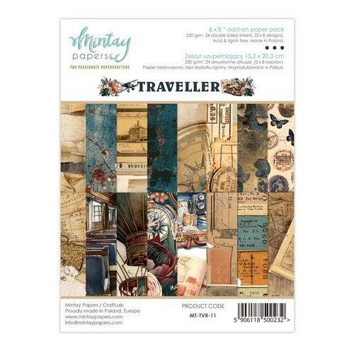 Mintay - 6 x 8 Add-On Paper Pad - Traveller (MT-TVR-11)