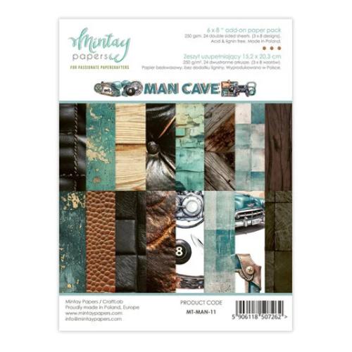Mintay Man Cave 6x8 Inch Add-On Paper Pack (MT-MAN-11)