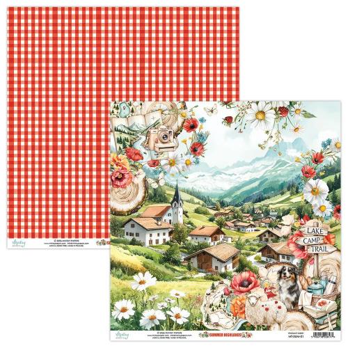 Mintay Summer Highlands 12x12 Inch Scrapbooking Paper Set (MT-SUM-07) - Postage as per Actual