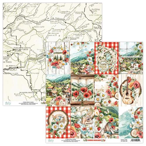 Mintay Summer Highlands 12x12 Inch Scrapbooking Paper Set (MT-SUM-07) - Postage as per Actual