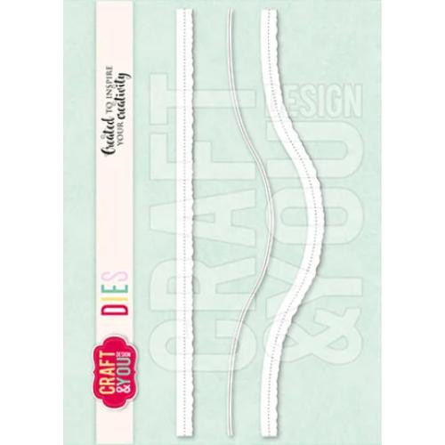 Craft & You Design Old Frame Borders Dies (CW365)